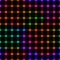 Neon colorful LED wall from dots - seamless background