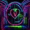 Neon Dreams: Enchanted Nightclub Entrance