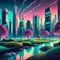 Neon Dreams: When Nature Meets Cyberpunk