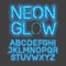 Neon Glow alphabet