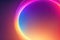 neon glow composition circular gradient background design ai generative