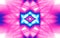 Neon glow geometric pattern violet. symmetry