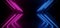 Neon Glowing Purple Blue Vibrant Sci Fi Futuristic Stage Podium Construction Metal Triangle Concrete Grunge Reflective Dark Night