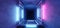 Neon Glowing Sci FI Futuristic Elegant Alien Modern Hi Tech Purple Pink Blue Rectangle Metal Structure Corridor Tunnel Grunge