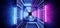 Neon Glowing Sci FI Futuristic Elegant Alien Modern Hi Tech Purple Pink Blue Rectangle Metal Structure Corridor Tunnel Grunge