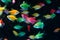 Neon glowing tetra Glofish breed, Gymnocorymbus ternetzi, colorful adults active and healthy, freshwater characin fish