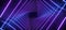 Neon Glowing Vibrant Blue Purple Fluorescent Spiral Laser Electric Light Tubes Tunnel Corridor Sci Fi Futuristic Gaming Empty