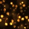 Neon gold bokeh effect seamless pattern