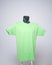 Neon or green color blank men`s t-shirt template