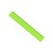 Neon green ruler vector school supplies