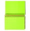 Neon Green Spiral-Bound Note Cards