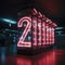 Neon Letter Box Lighting: A Dazzling Fusion Of Industrial Futurism And Y2k Aesthetic