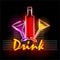 Neon Light signboard for Drink shop