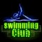 Neon Light signboard for Swimming Club