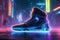 Neon light sneakers, trendy and stylish way to make a statement. They are perfect for parties, clubs, and other special occasions