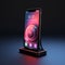 Neon Lights Iphone Stand: 3d Rendering With Luminous Sfumato