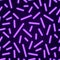 Neon lines seamless pattern. Vector violet neon glowing lines