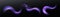 Neon magic swirl, wind effect purple twirl light