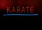 Neon Martial Arts Sgn in School Window Karate