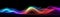 Neon Mirage A Neon Rainbow Appearing As A Dazzling Mirage Against The Deep Black. Generative AI