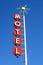 Neon motel sign from 60s in Las Vegas