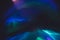 Neon multicolor glow lens flare underwater rays
