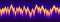 Neon music equalizer, magnetic or sonic wave techno vector background.