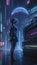 Neon Nocturne: Cyberpunk Hacker\\\'s Balletic Overture. Generative AI