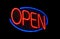 Neon open sign