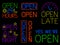 Neon Open Signs