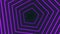 Neon purple pentagons and lines in vertigo style
