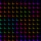 Neon rainbow bright color grid with thorns - seamless background