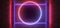 Neon Retro Club Neon Fluorescent Purple Blue Brick Walls Stage Fashion Dance Modern Sci Fi Futuristic Circle Shape Beam Laser