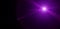 Neon shining objects in the dark. Purple starlight