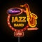 Neon sign Jazz band