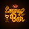 Neon sign. Lounge bar