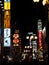 The neon sign of restaurant and shopping store on billboard display in Dontonbori, Namba area, Osaka, Japan