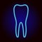 Neon sign tooth