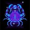 Neon signs of the Zodiac: Cancer