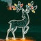 Neon silhouette of a fairytale deer