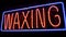 Neon Spa Waxing sign