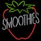 Neon Strawberry Smoothie Sign