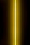Neon yellow lights, abstract background, glowing vertical line