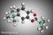 Neostigmine, molecule. It ischolinesterase inhibitor for the symptomatic treatment of myasthenia gravis by improving muscle tone.