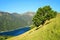 Neouvielle national nature reserve, lake Lac de l`Oule, French Pyrenees.