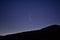 NEOWISE Comet technically known as C/2020 F3, rising on the Horizon in Utah, United States, taken just before dawn on July 12, 202