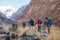 Nepal - 30 December 2016 :: Hiking to Himalaya mountain in Nepal