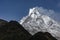 Nepal, Annapurna. Mardi Himal trek, mount Machepuchare