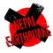 Nepal Earthquake rubber stamp