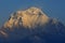 Nepal, Ghorepani, Poon Hill, Dhaulagiri massif, Himalaya, Dhaulagiri range looking west from Poon Hill